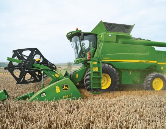 Зерновые жатки John Deere серии 600R