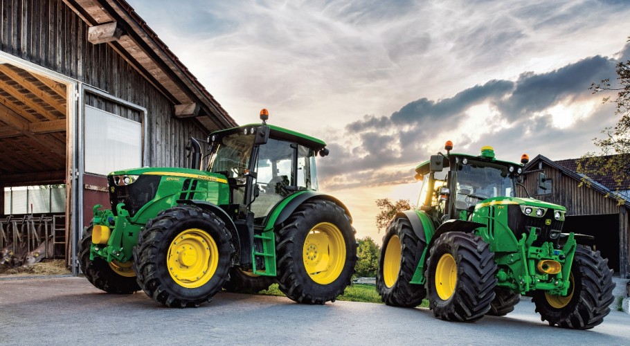 Тракторы John Deere серии 6B, 6М, 8R